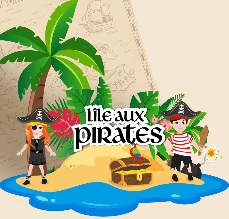 Illustration - L'île aux pirates